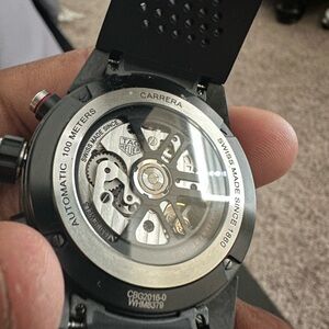 Tag Heuer Black Smartwatch with Sleek Design